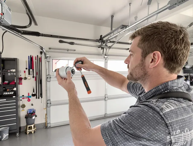 Garage door opener repair service by Boca Raton Garage Door Repair in Boca Raton