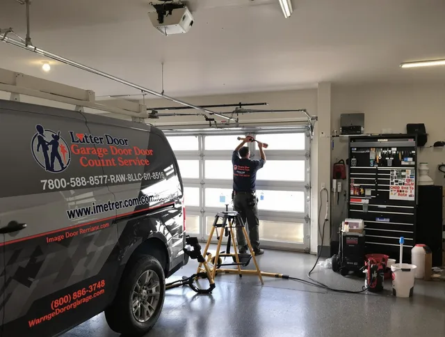 Boca Raton Garage Door Repair team performing same-day garage door repair in Boca Raton